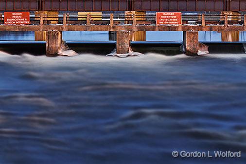 Detached Lock Weir_33613.jpg - Photographed along the Rideau Canal Waterway at Smiths Falls, Ontario, Canada.